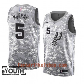 San Antonio Spurs Trikot Dejounte Murray 5 2018-19 Nike Grau Swingman - Kinder